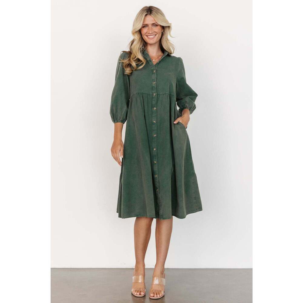 Baltic Born Sari Babydoll Dress | Green Size L